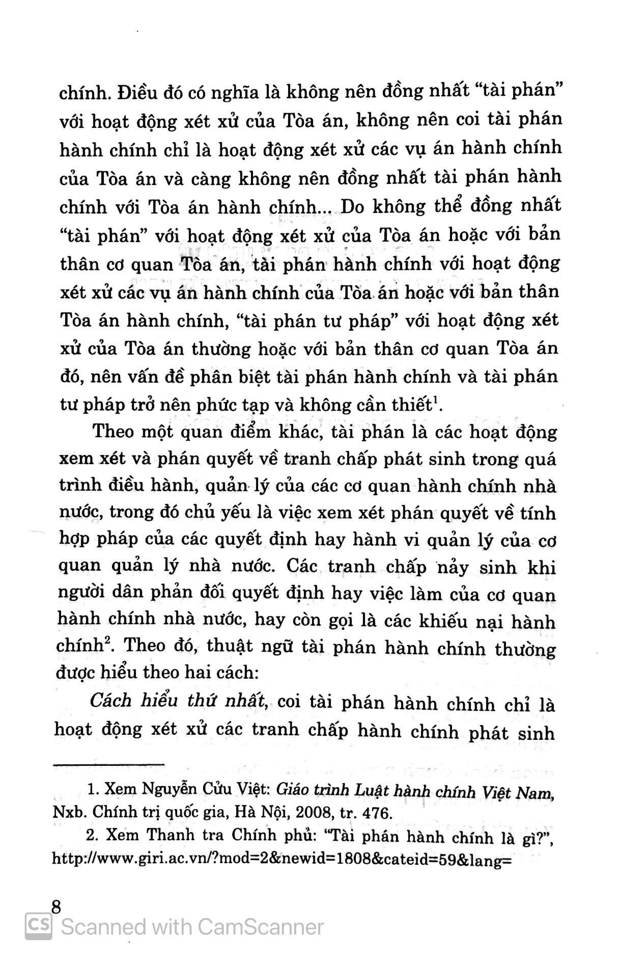 Giáo Trình Luật Tố Tụng Hành Chính Việt Nam