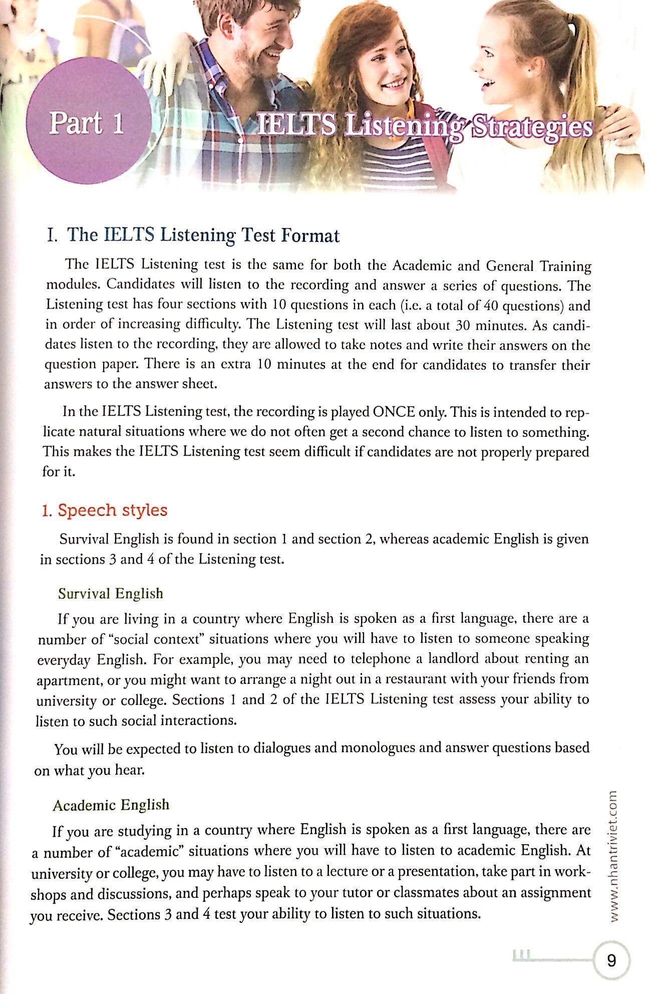 Listening Strategies For The IELTS Test - Book 1