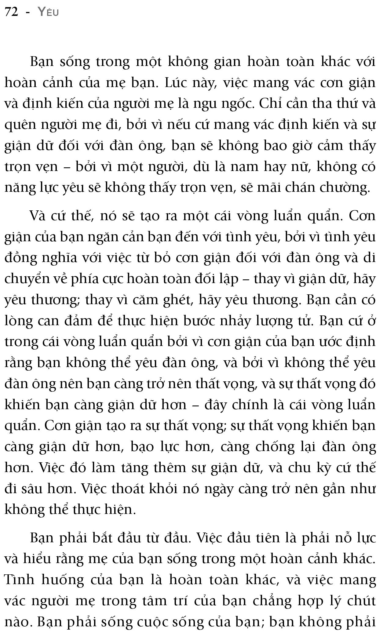 Sách OSHO Yêu - Being In Love - Yêu Trong Tỉnh Thức