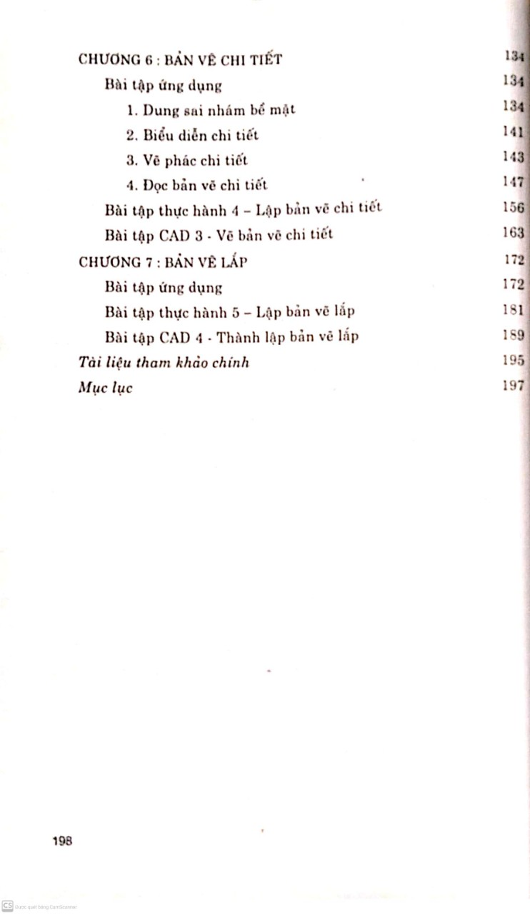 Bài tập vẽ kỹ thuật (Sách dùng cho các trường đào tạo hệ Cao đẳng)