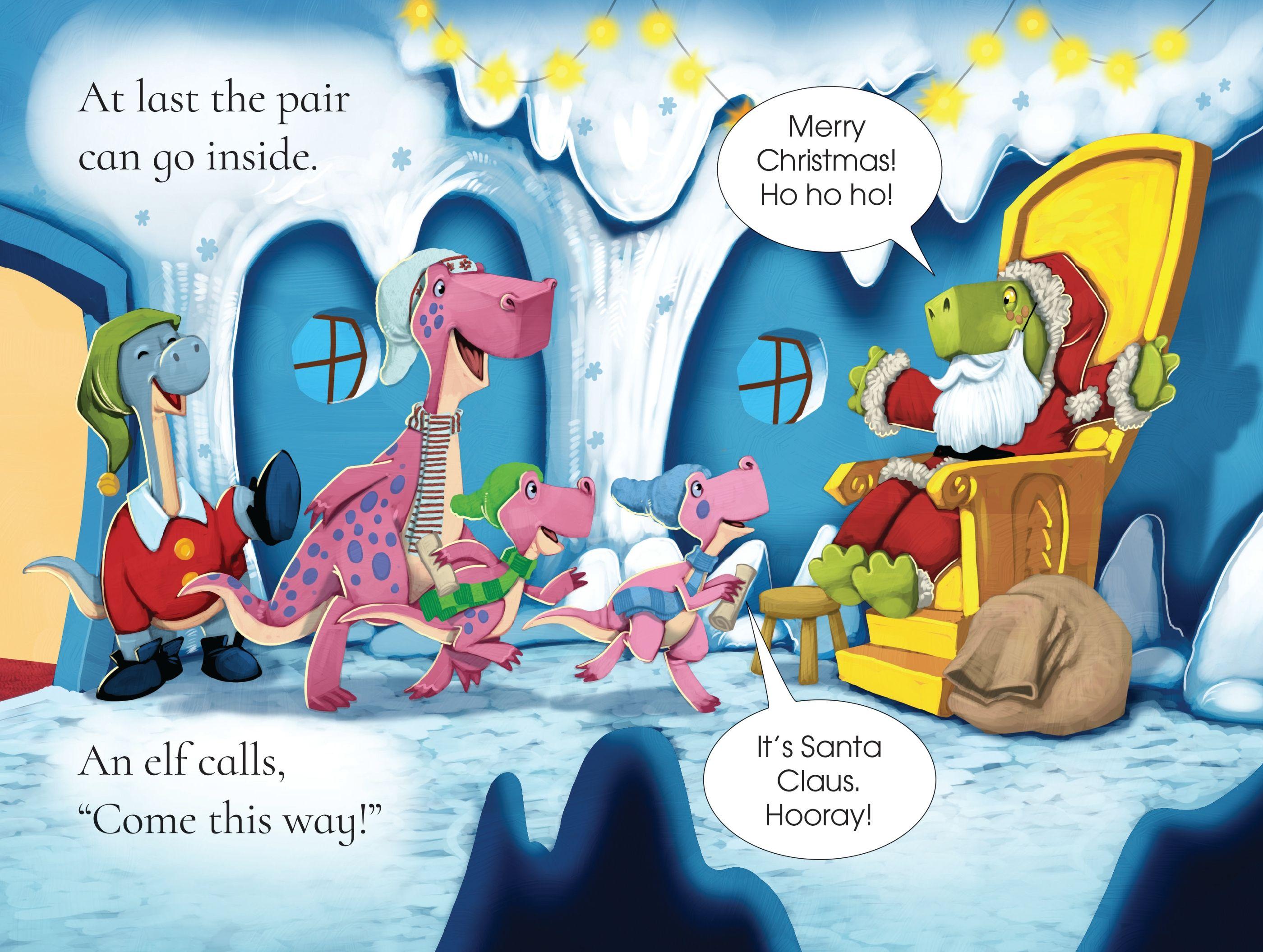 The Dinosaurs Who Met Santa Claus