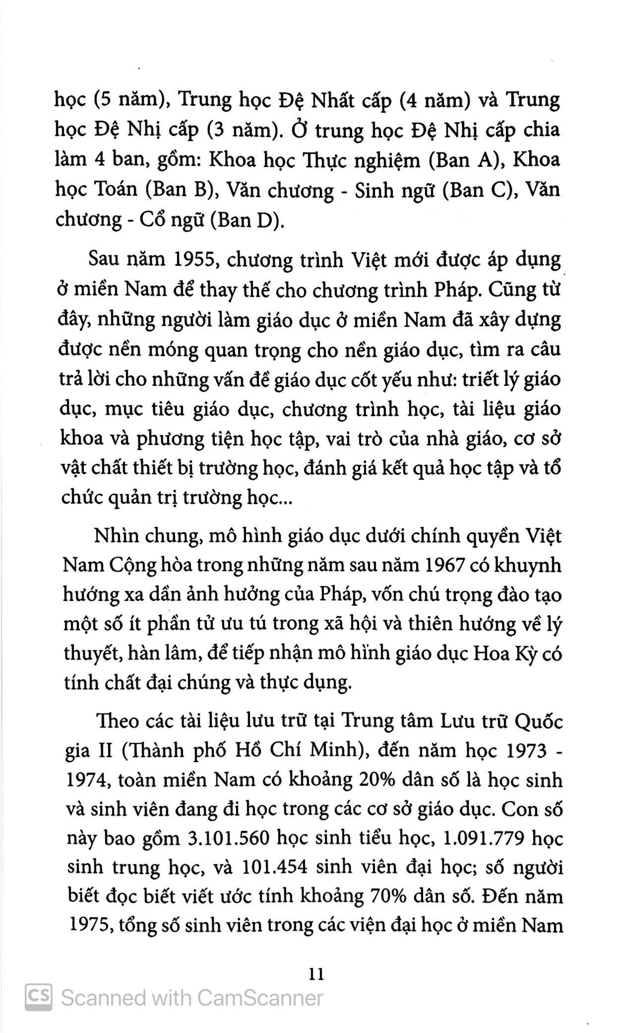 Giáo Dục Phổ Thông Miền Nam (1954 - 1975)