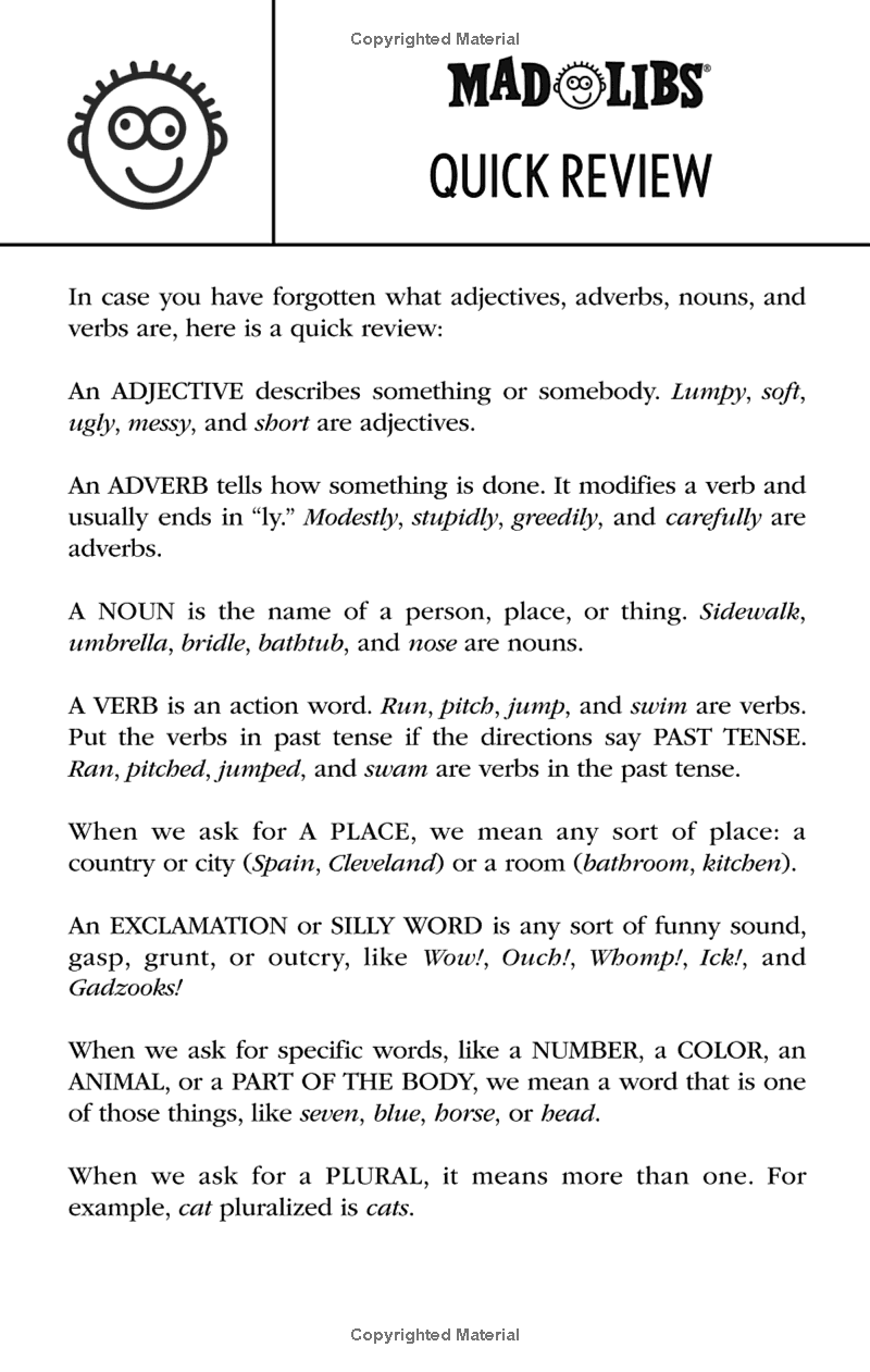 Happy Howl-o-ween Mad Libs: World