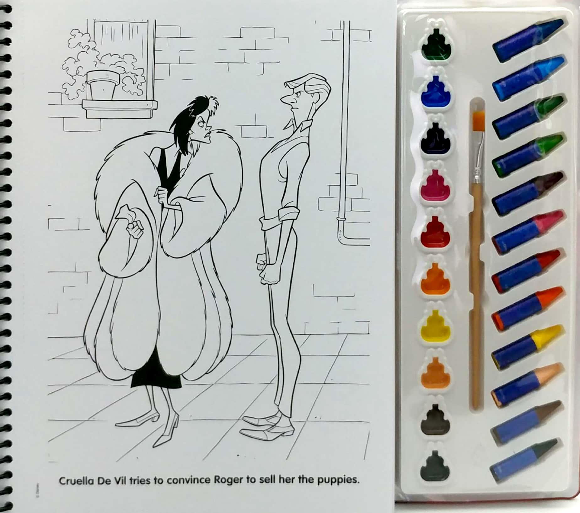 Disney Heroes & Villains Deluxe Poster Paint & Color
