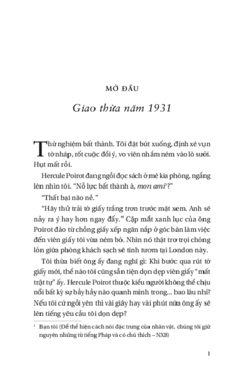 ĐÊM YÊN TĨNH - Agatha Christie - Quang Kường dịch – NXB Trẻ