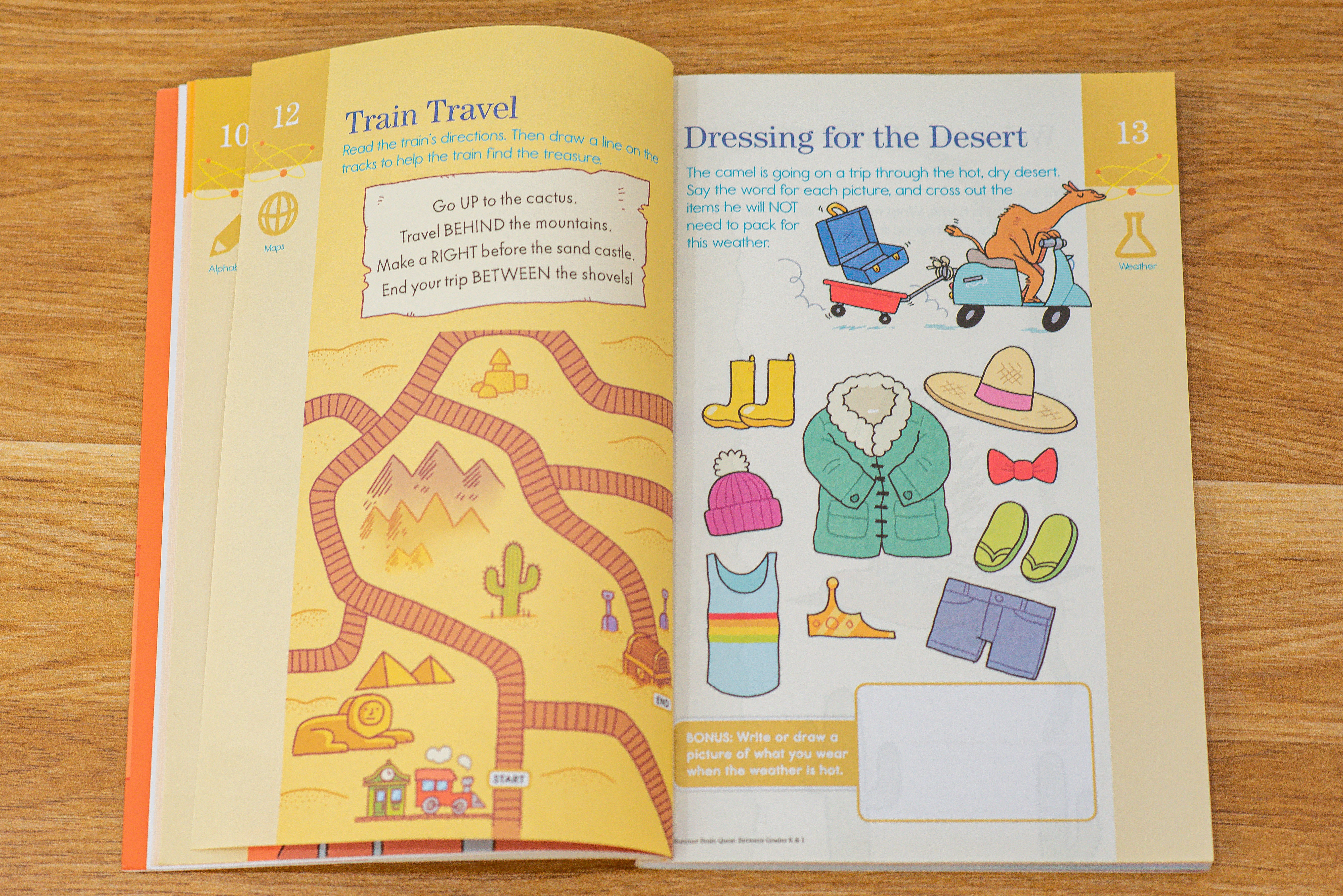Sách Summer brain quest k1 ( 5 - 6 tuổi ) - Sách cho trẻ bằng tiếng anh
