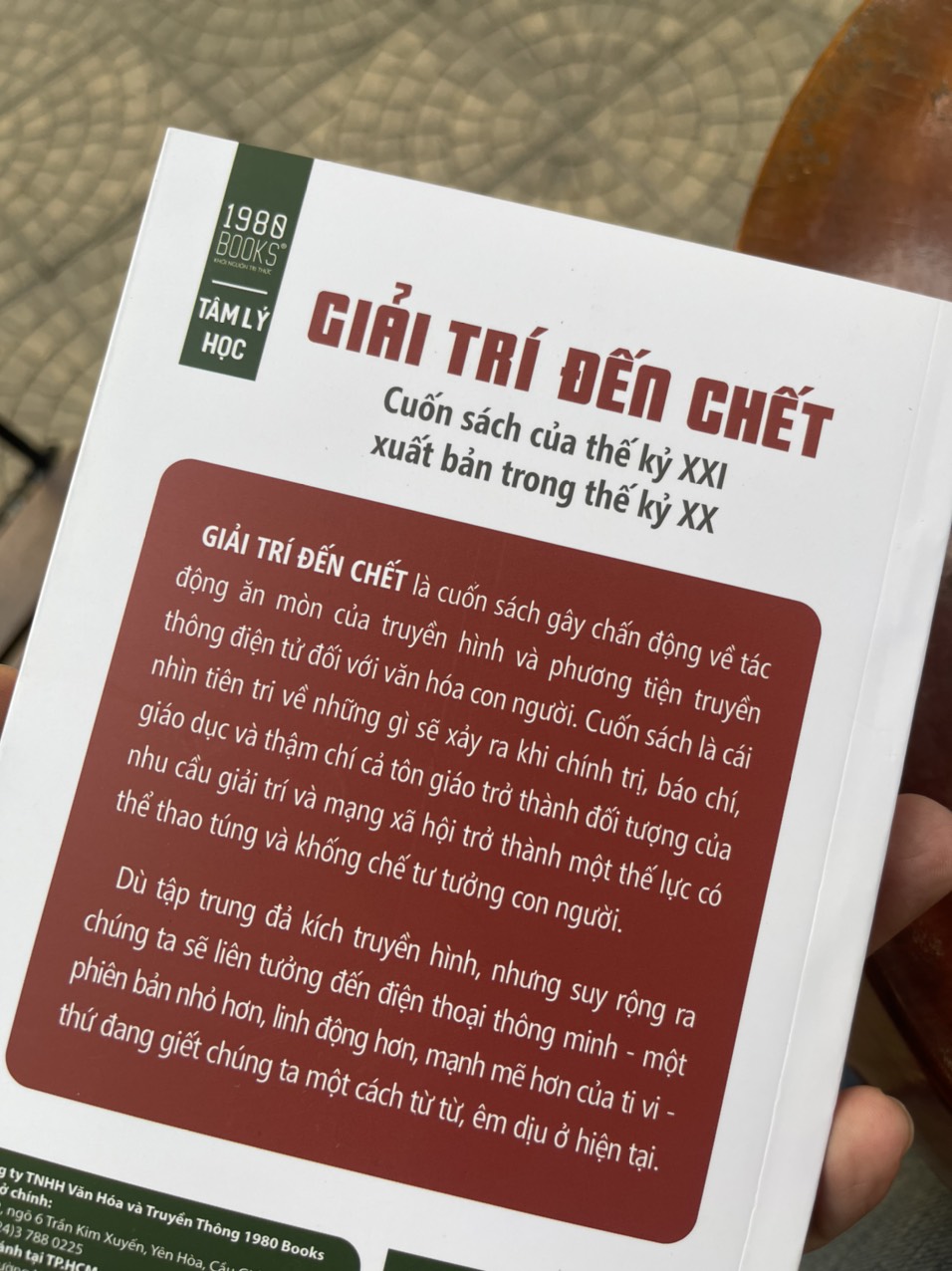 GIẢI TRÍ ĐẾN CHẾT- Tác phẩm kinh điển bán chạy nhất của bậc thầy Neil Postman – Neil Postman – Nhung Nguyễn dịch – 1980 Books – NXB Thanh Niên