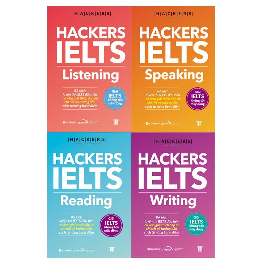 Combo Hackers IELTS (4 cuốn) - Bản Quyền