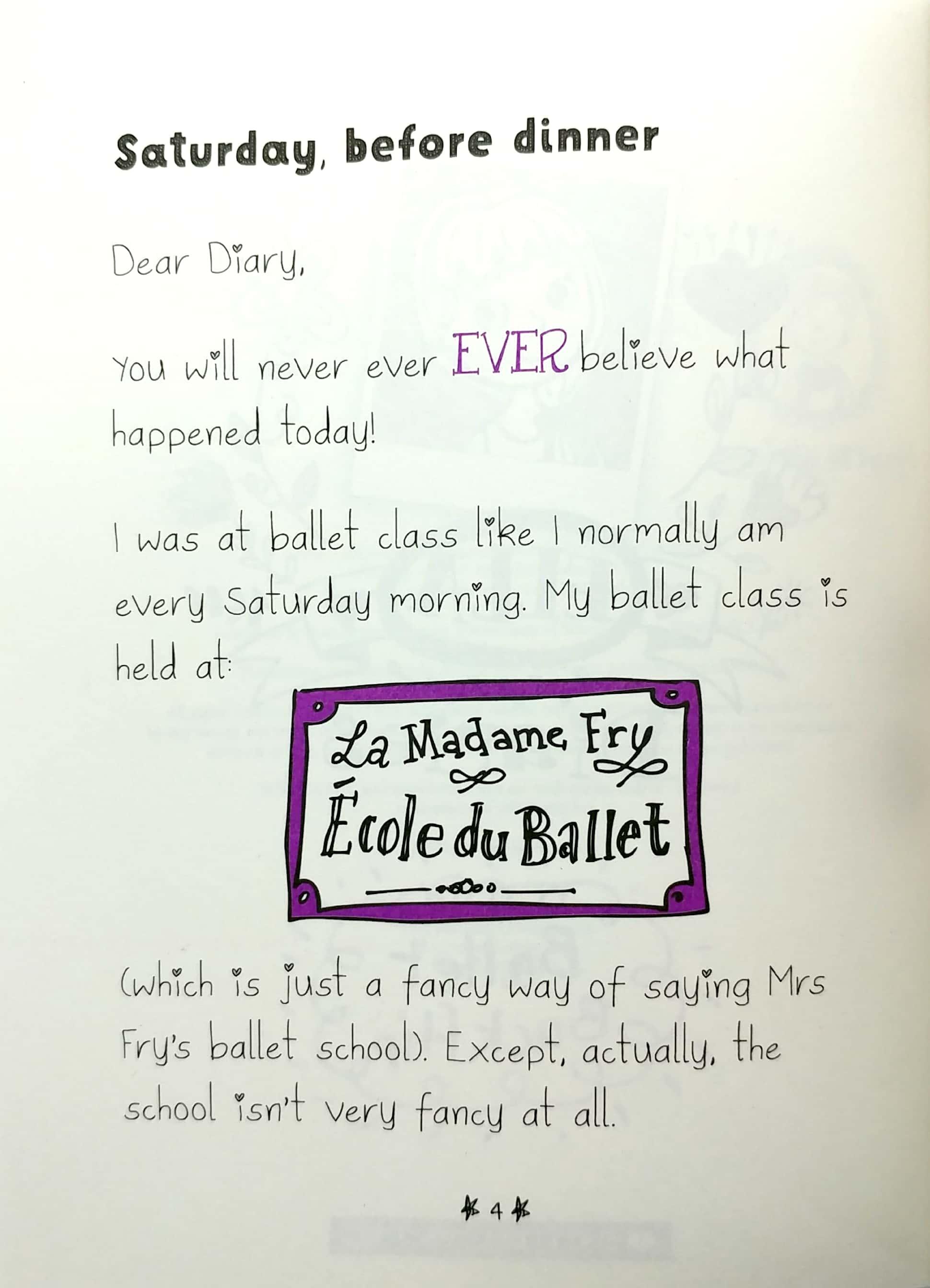 Ella Diaries: Ballet Backflip