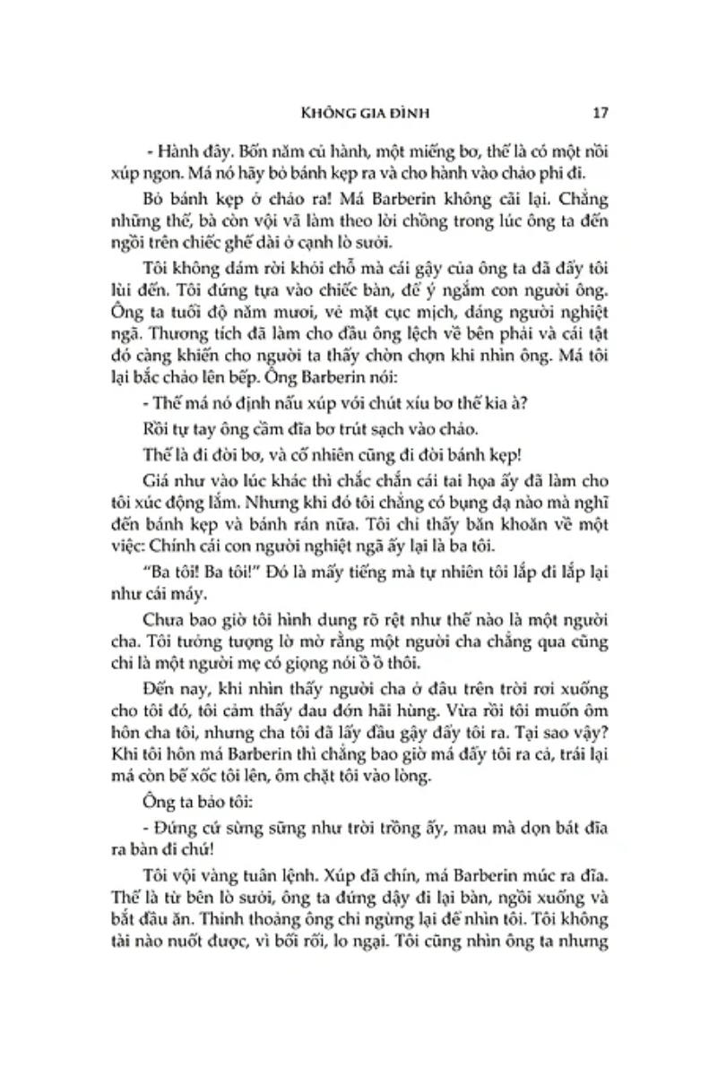 Không Gia Đình Bìa Da (Bìa Cứng) _KV
