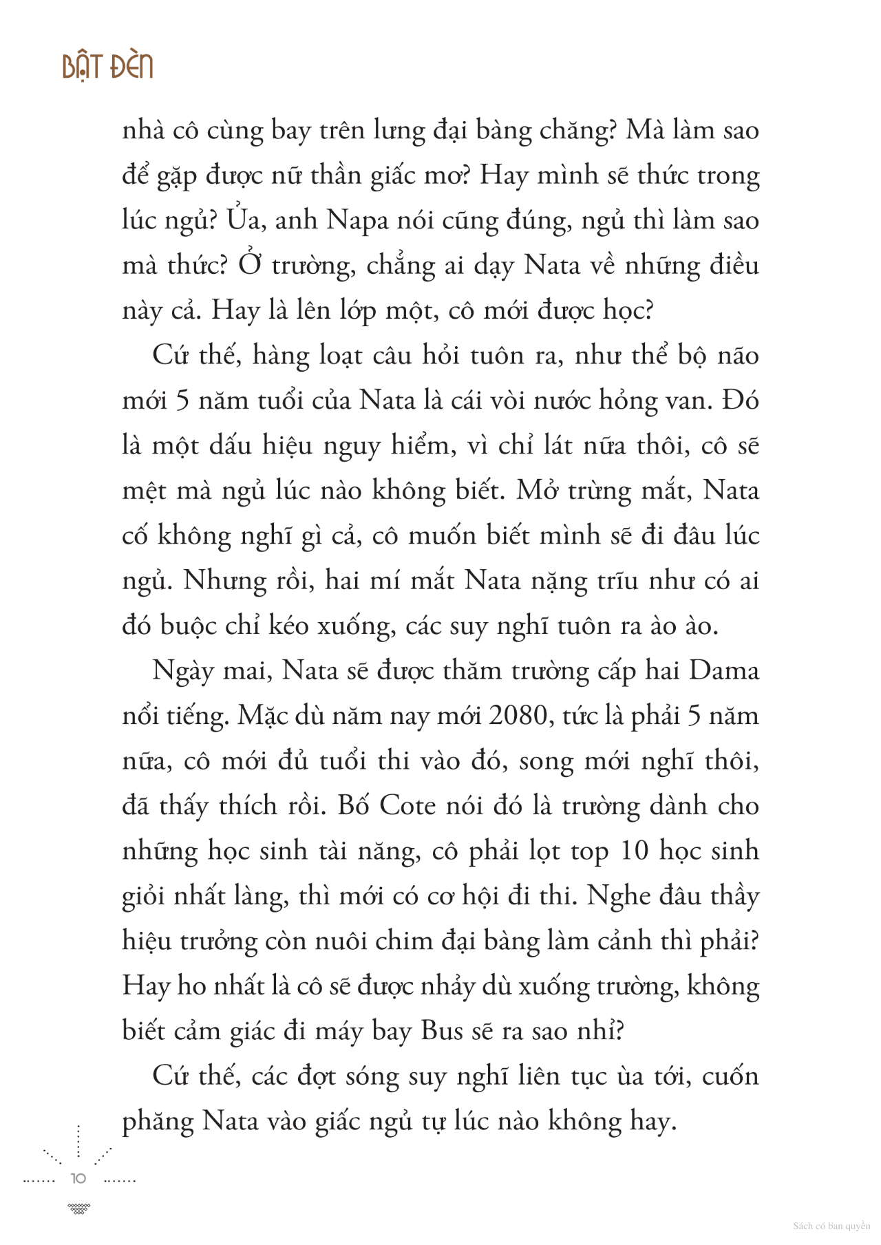 Tiểu thuyết Bật Đèn