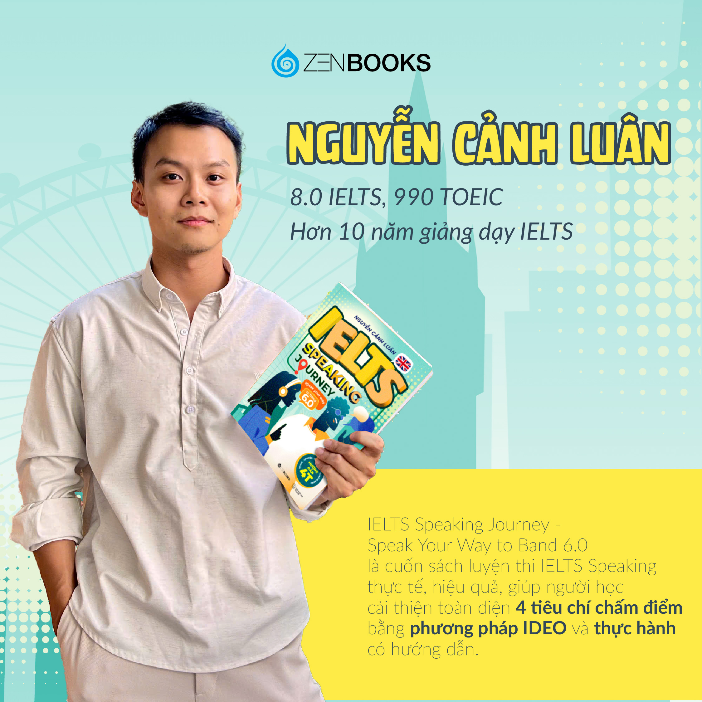 Sách - IELTS Speaking Journey: Lộ trình tự học IELTS Speaking từ cơ bản đến band 6.0 - Nguyễn Cảnh Luân