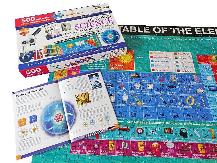 Wonders Of Learning: Discover Science Educational Jigsaw & Book