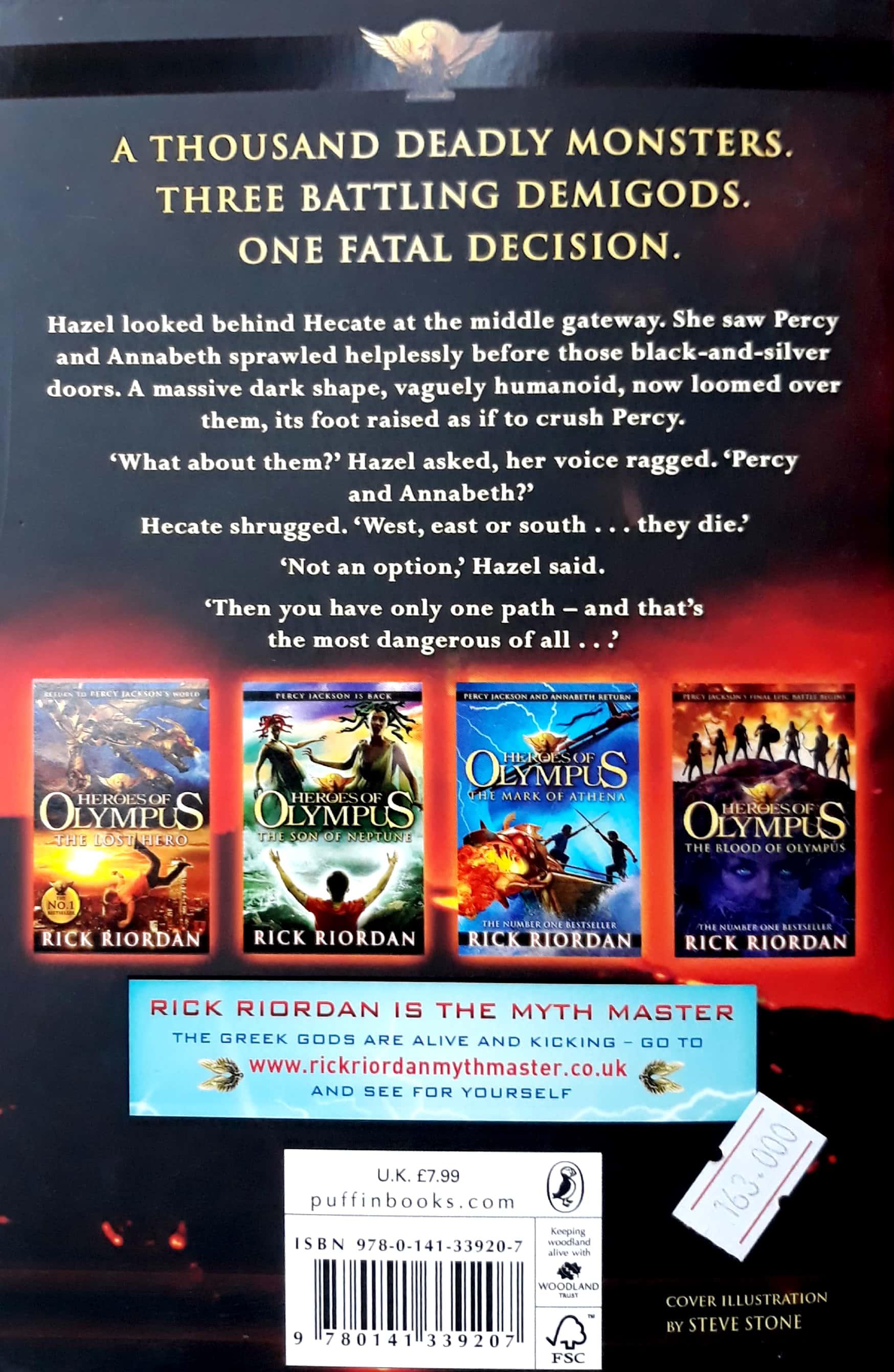Hero Of Olympus - The House Of Hades (Paperback)