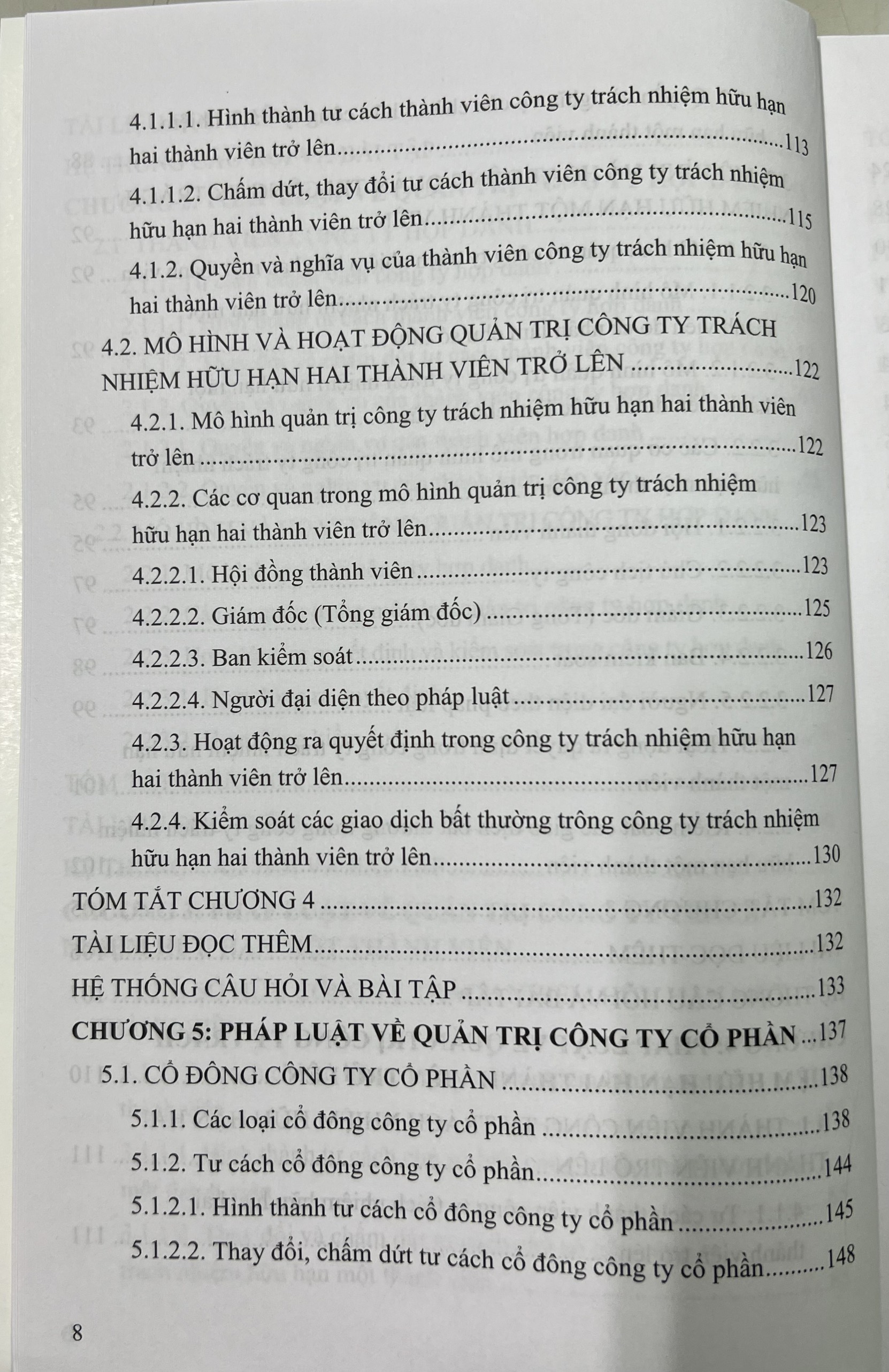 GIÁO TRÌNH PHÁP LUẬT QUẢN TRỊ CÔNG TY