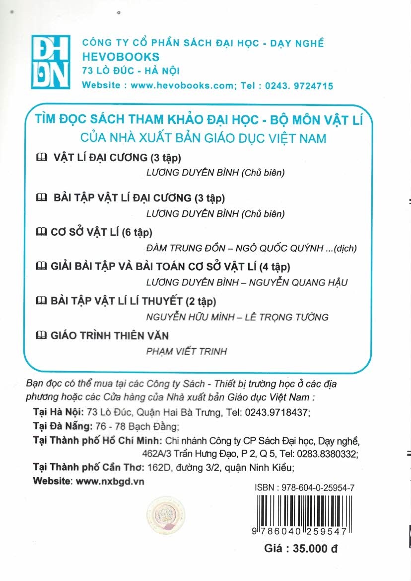 Bài tập Vật lý đại cương tập 2