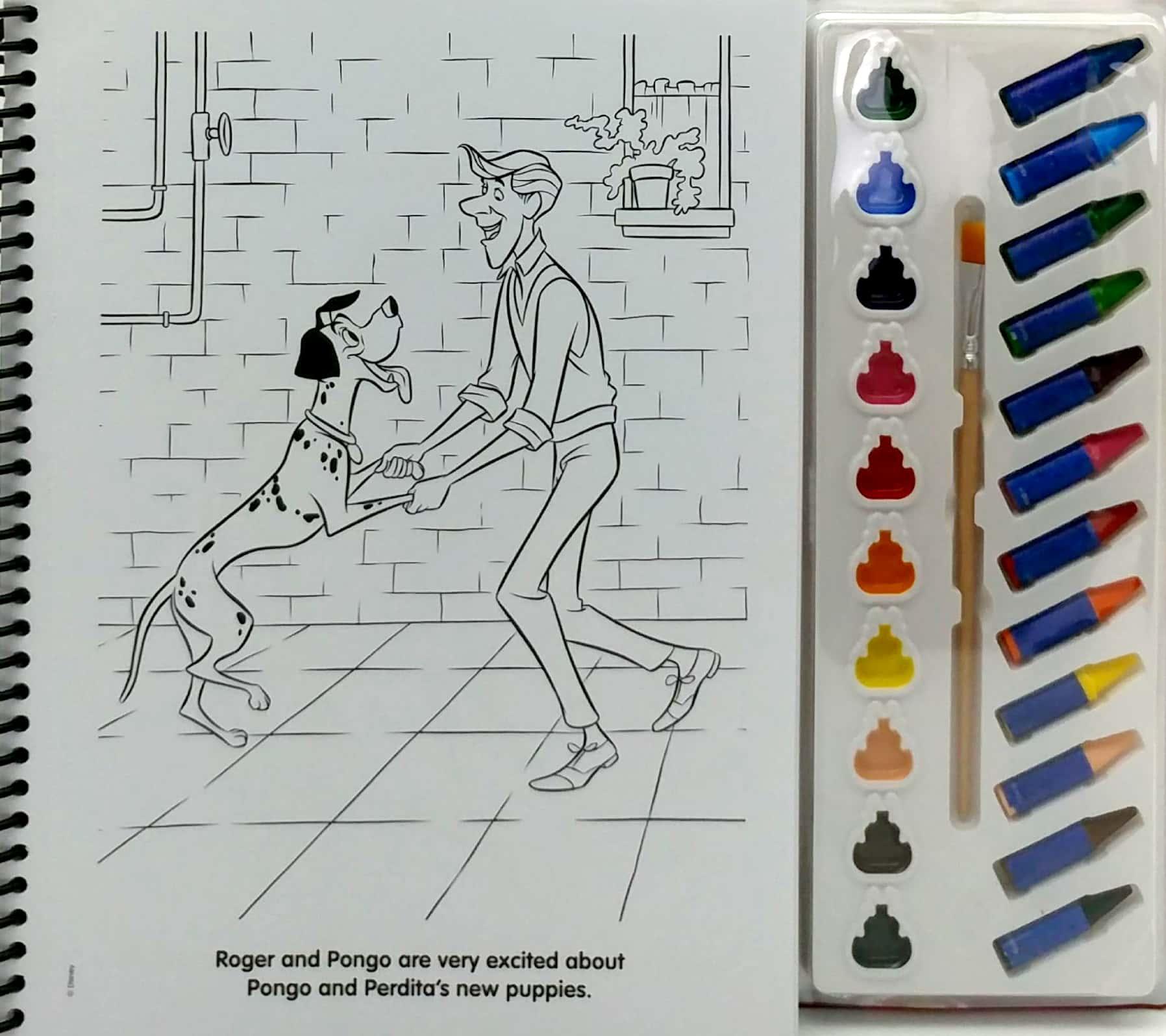 Disney Heroes & Villains Deluxe Poster Paint & Color