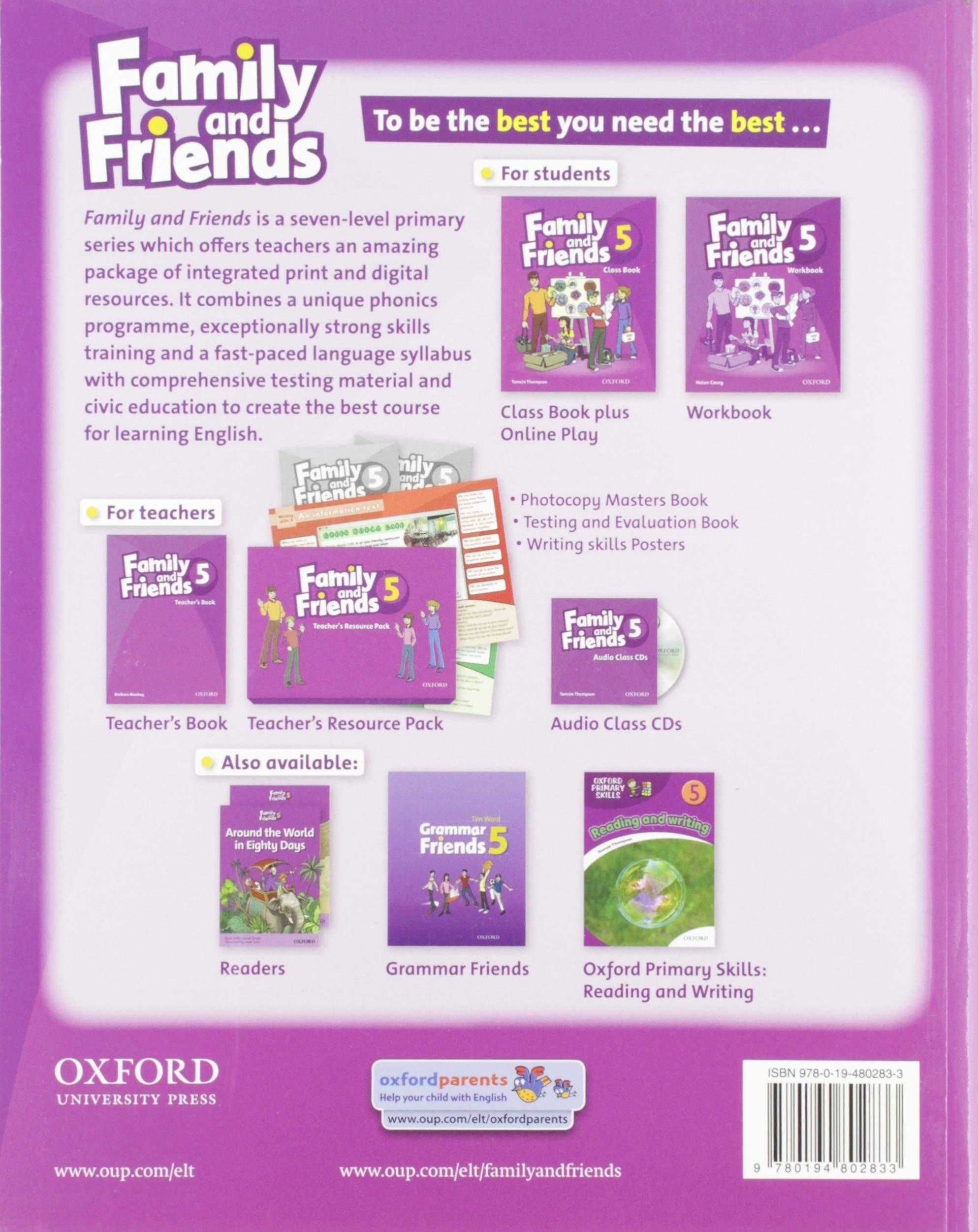 Family and Friends 5 Class Book (without MultiROM) (British English Edition)
