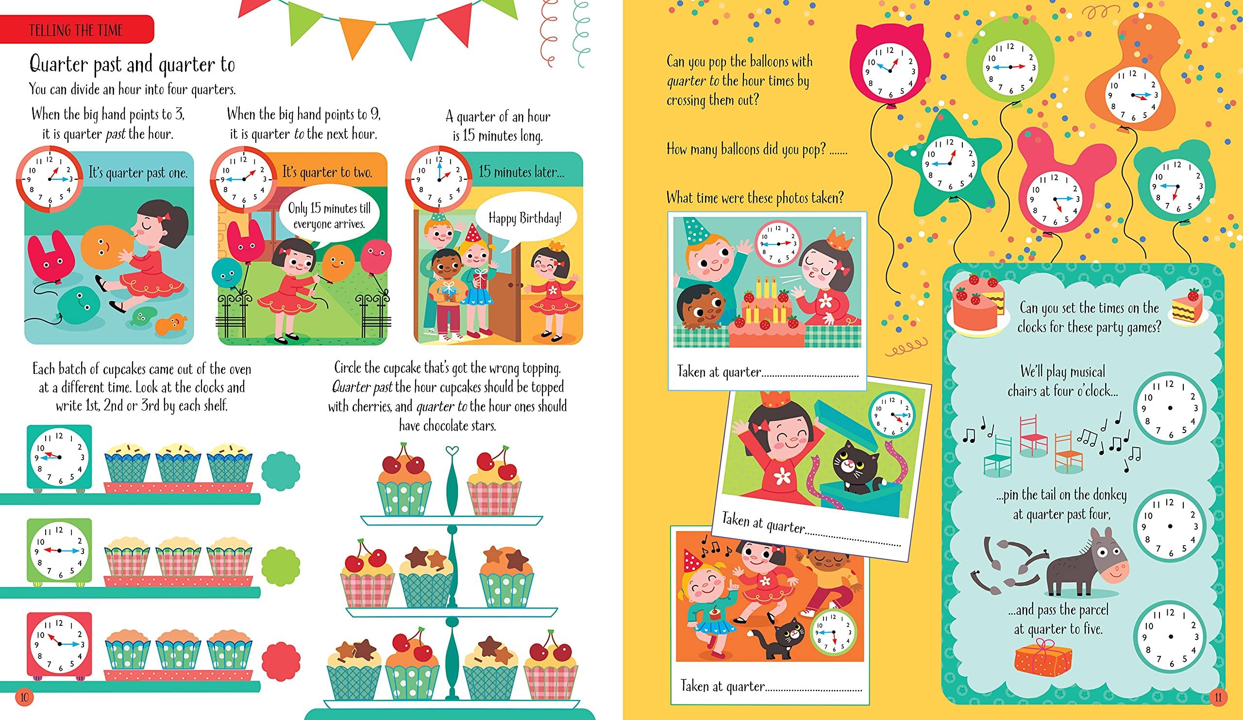 Telling The Time Activity Book