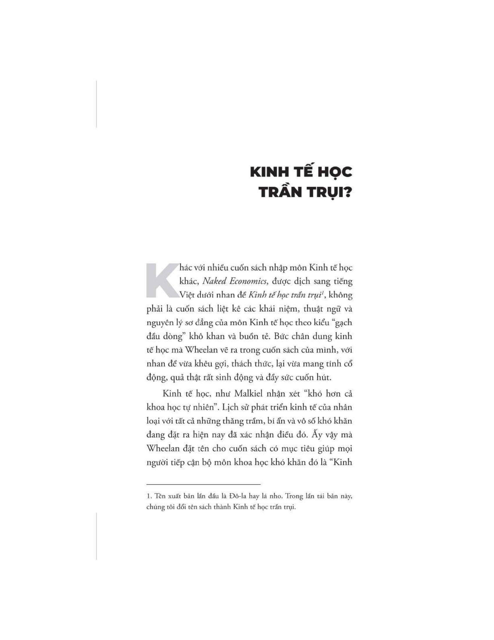 Sách - Kinh Tế Học Trần Trụi (Tái Bản 2025)