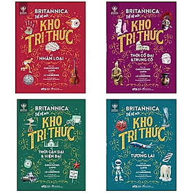 Bộ 4 cuốn Britannica  Thế Hệ Mới LƯỢC SỬ LOÀI NGƯỜI