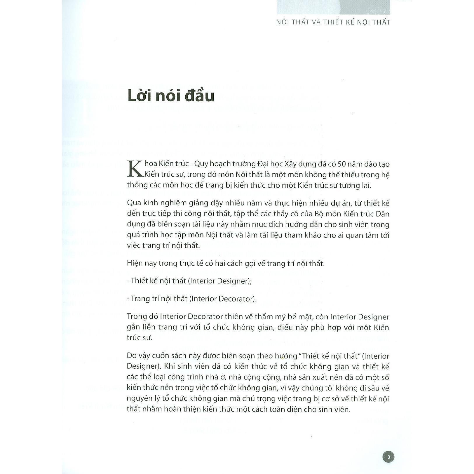 Sách - Nội Thất Và Thiết Kế Nội Thất - Tập 1 - NXB Xây Dựng