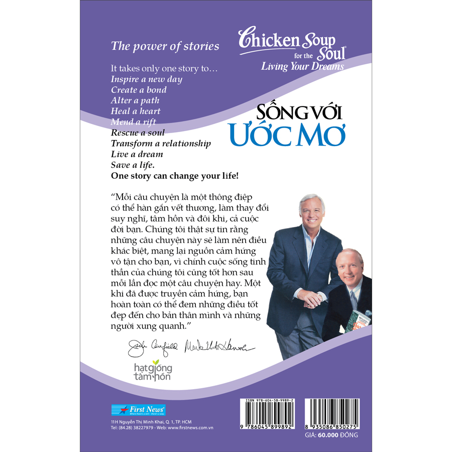 Sách Chicken Soup For The Soul: Sống Với Ước Mơ (Tái Bản)
