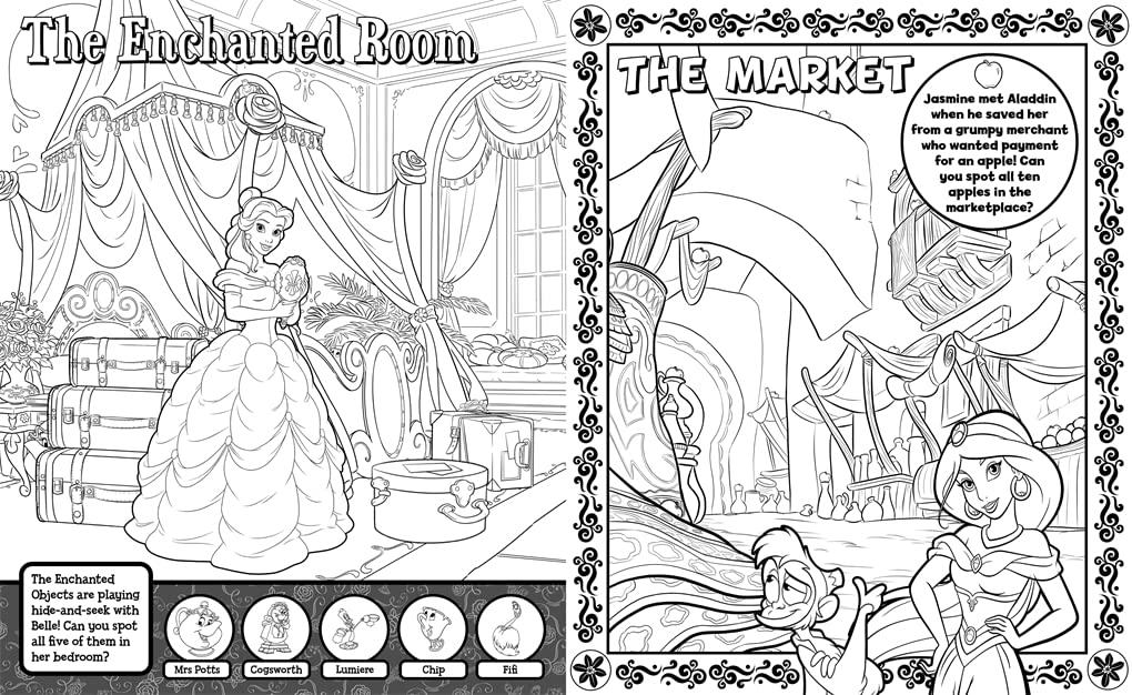 Disney Princess: Search & Find Colouring