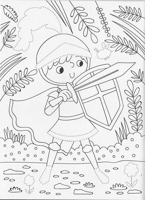Dress Me Up Colouring & Activity Book - Knights & Dragons