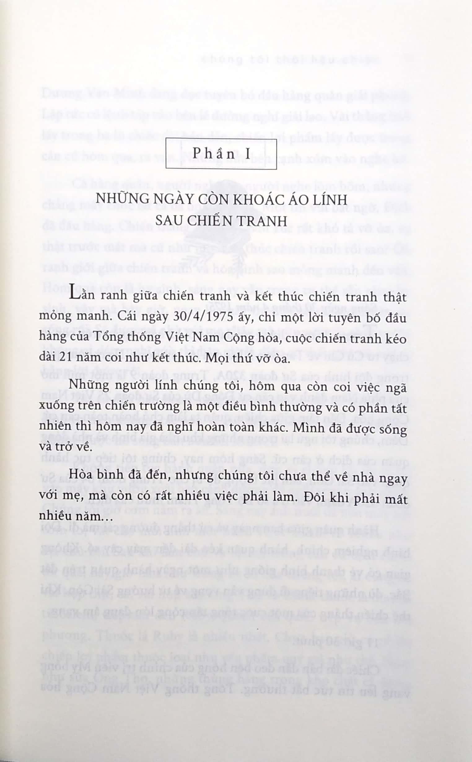 Chúng Tôi Thời Hậu Chiến