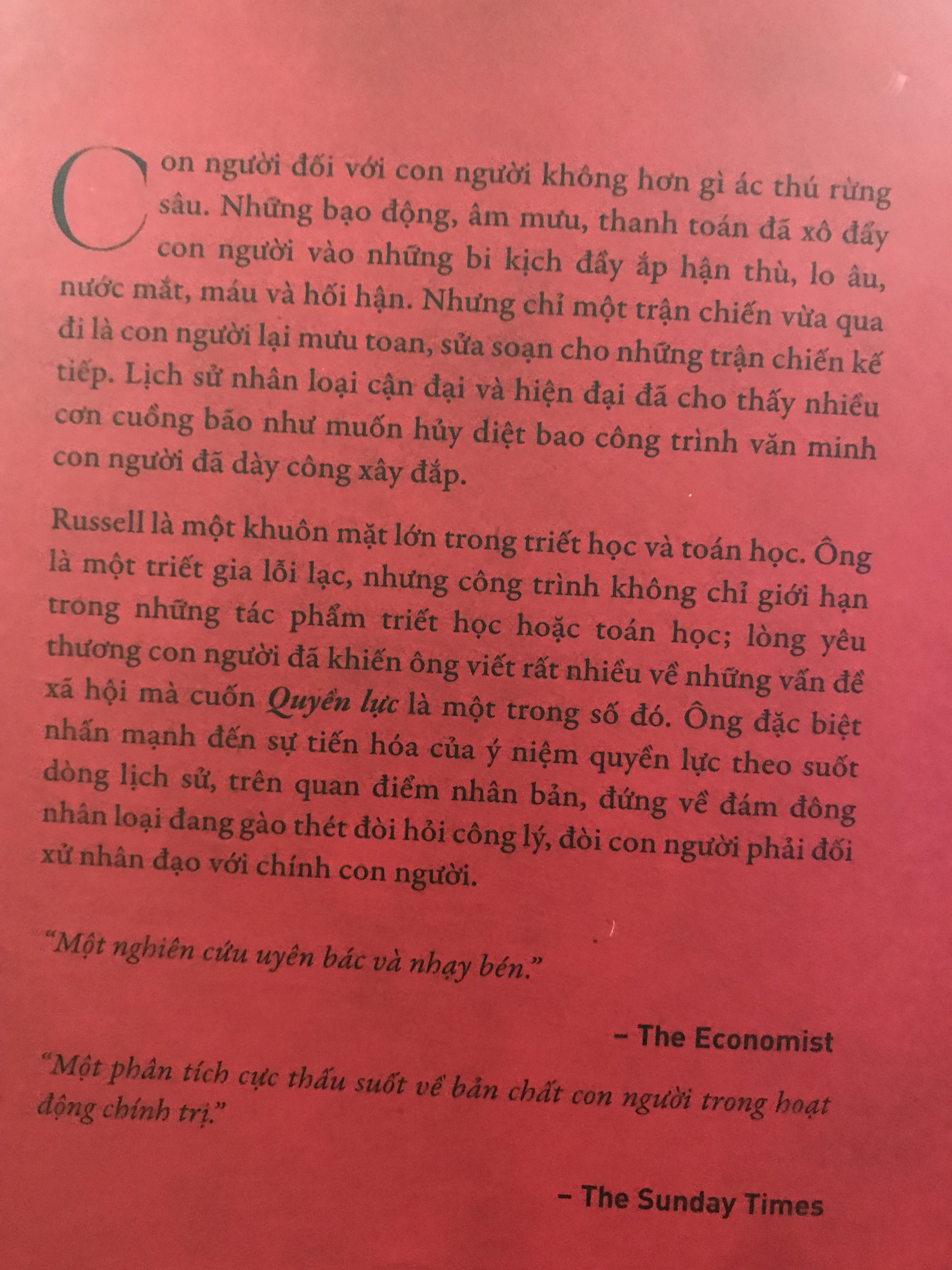 Quyền Lực - Bertrand Russell (Nobel Văn Chương 1950)