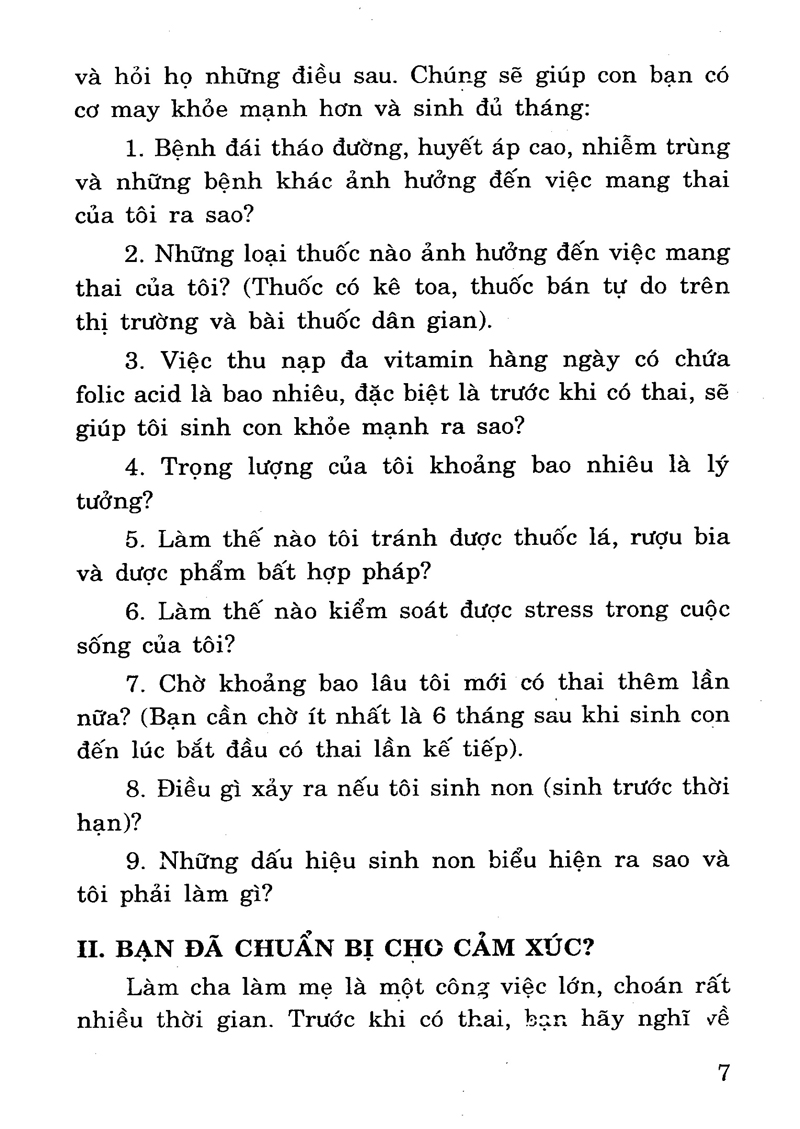 Bách Khoa Tri Thức Thai Sản - Mang Thai Và Những Điều Cần Biết _VT