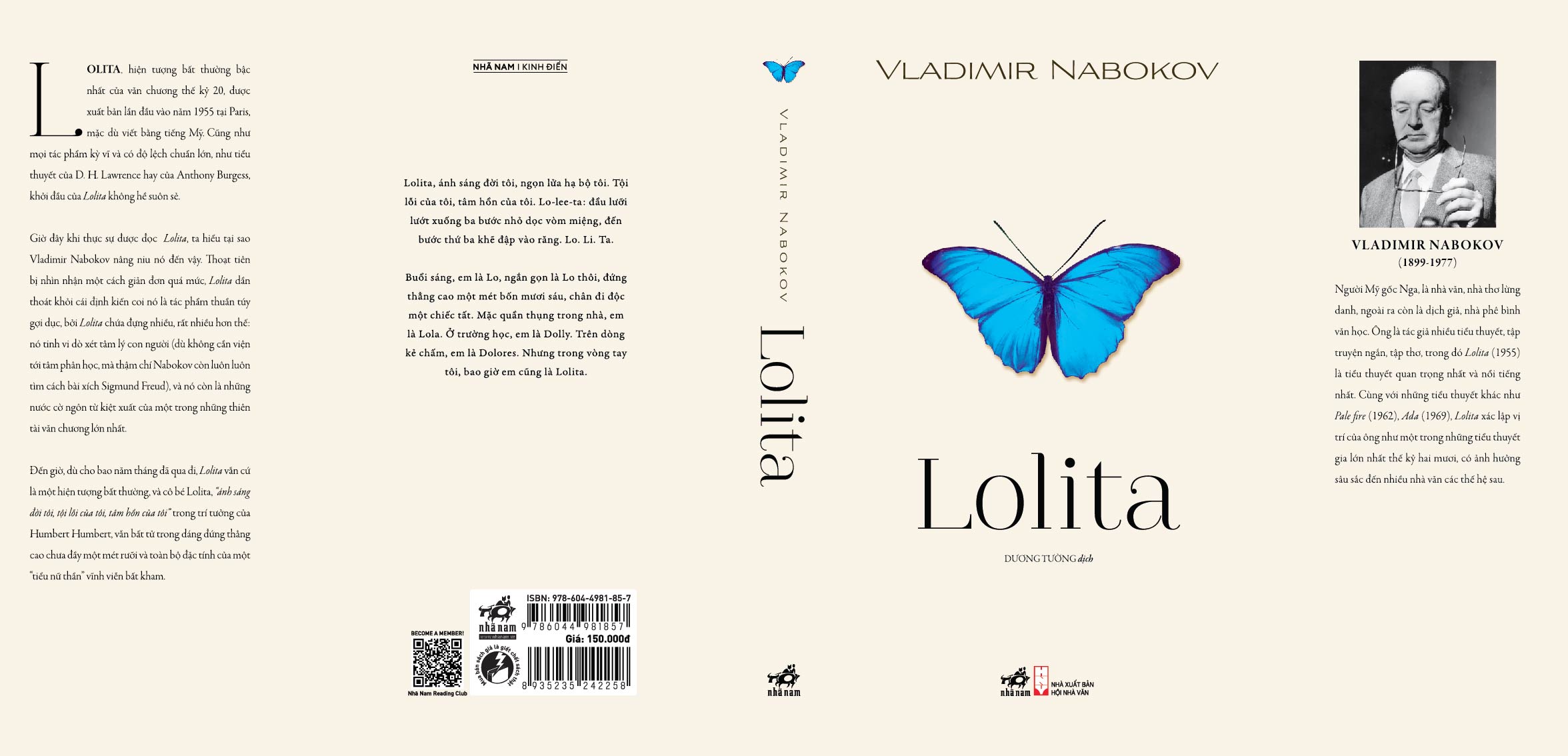 Sách - Lolita (TB 2024) (Vladimir Nabokov) (Nhã Nam)