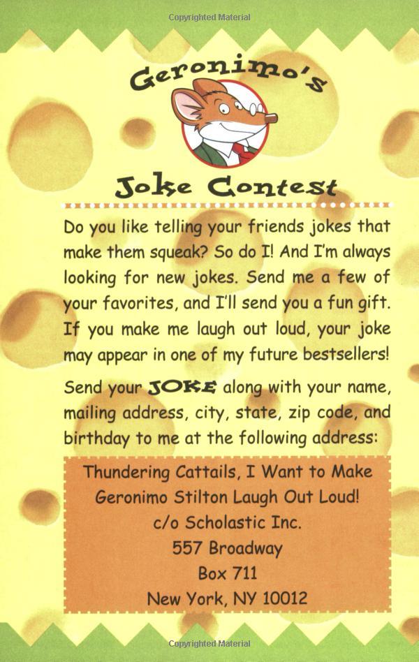 Geronimo Stilton A Cheese Colored Camper (No. 16)