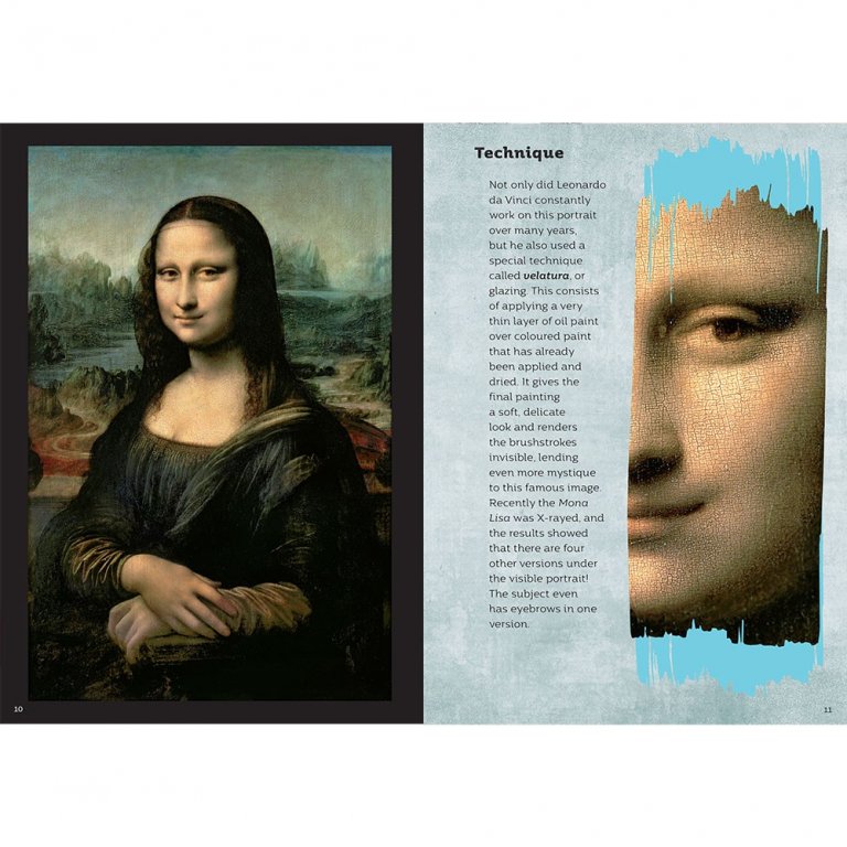Bộ Tranh Ghép Hình 300 Pcs kèm sách - Art Treasures - Leonardo Da Vinci: Mona Lisa