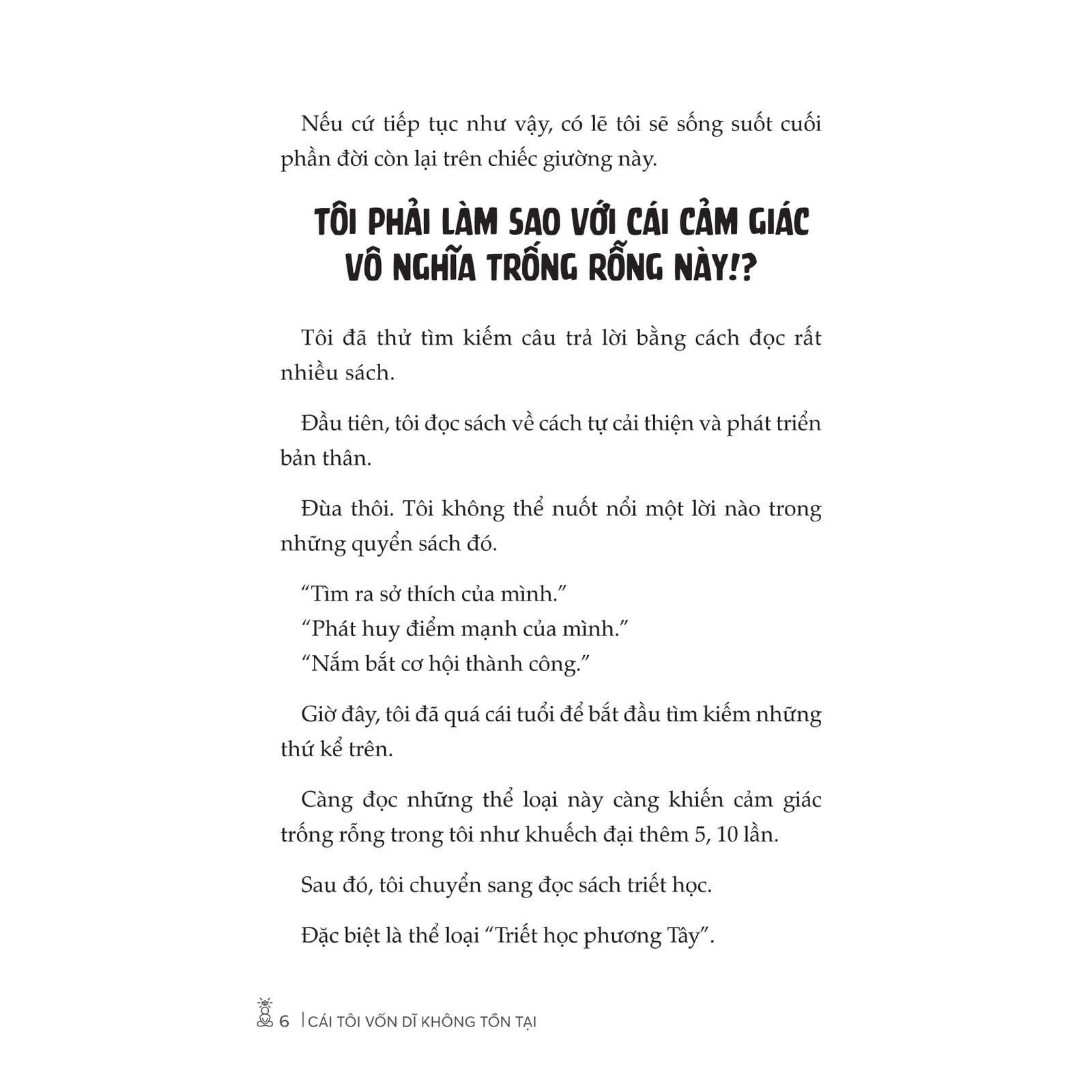 Cái Tôi Vốn Dĩ Không Tồn Tại - Khai Sáng Bằng Triết Học Phương Đông - Bản Quyền