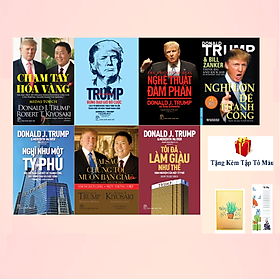 Donald J. Trump - Nghệ thuật đàm phán, chạm tay hoá vàng, đừng bao giờ bỏ cuộc, nghĩ lớn để thành công (Tặng Kèm Tập Tô Màu Bất Kỳ Cho Bé  + Bookmark Cú Mèo + sổ tay xương rồng)