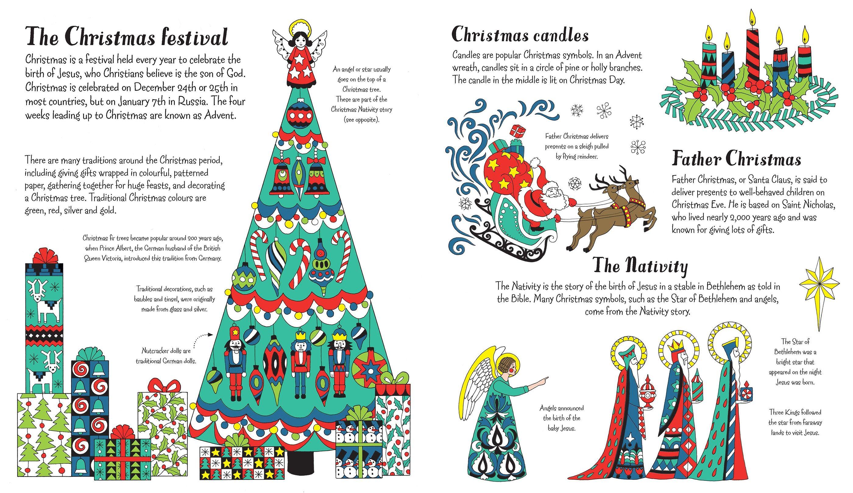 Christmas Patterns To Colour