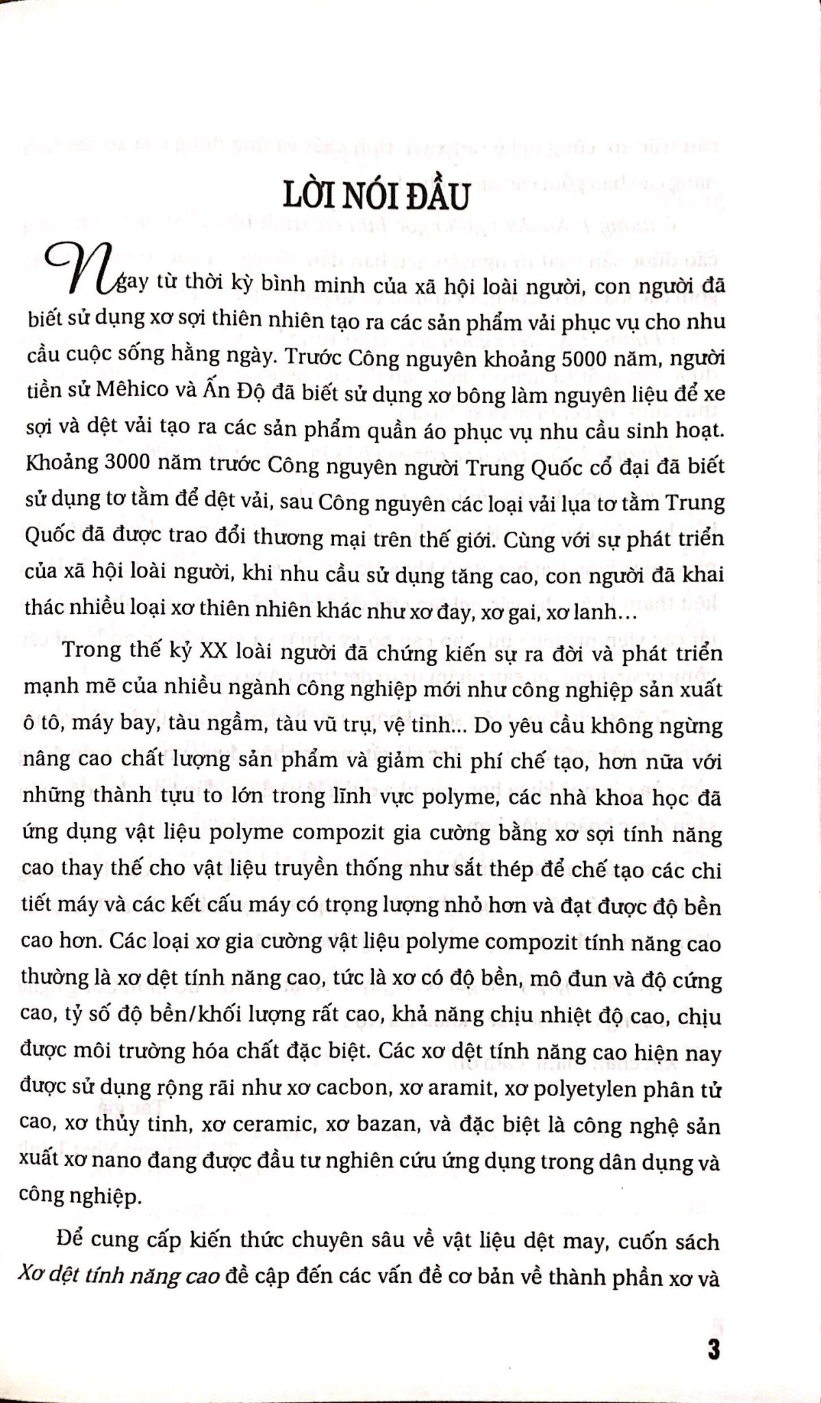 Xơ Dệt Tính Nâng Cao