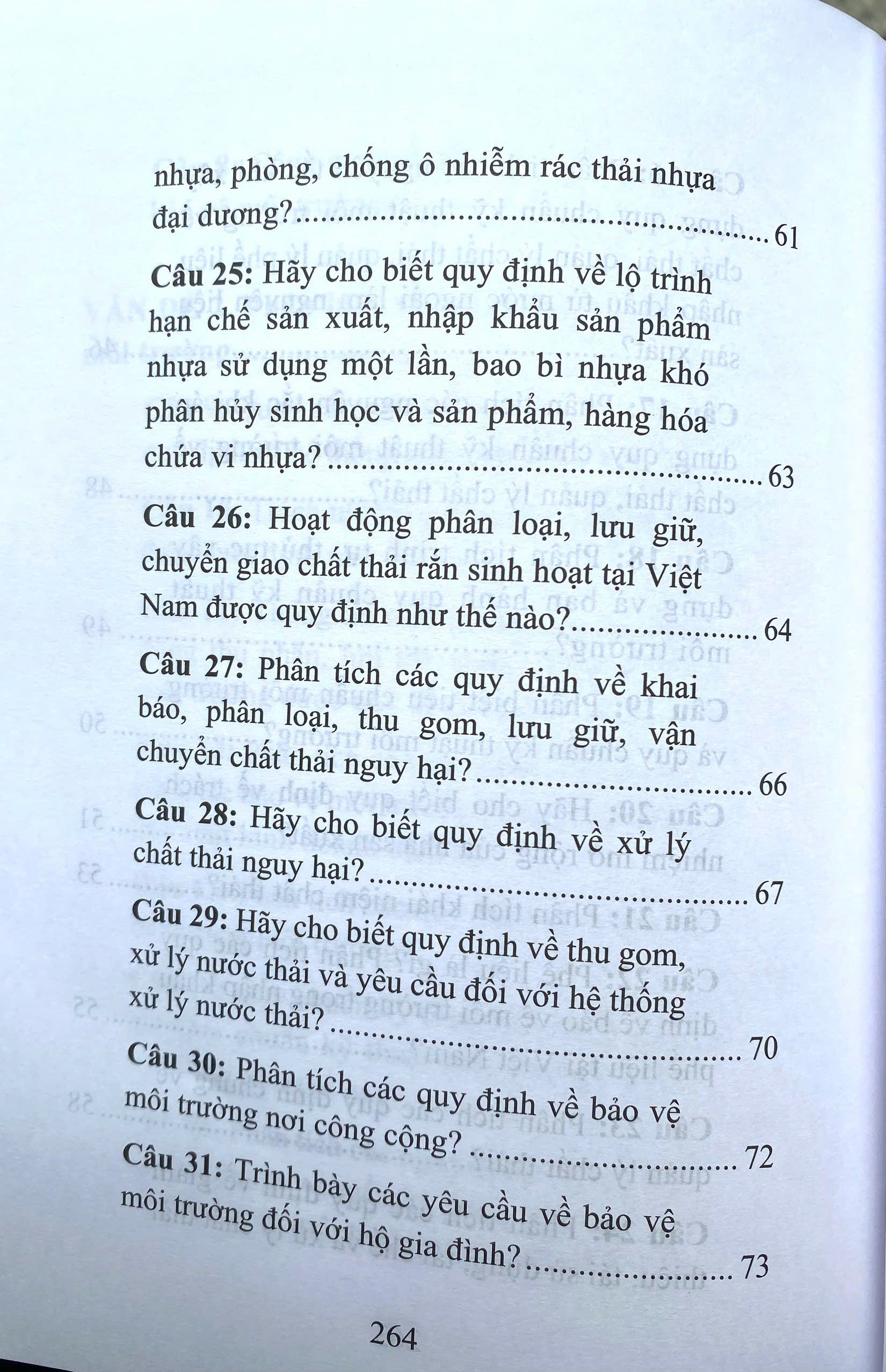 Hướng Dẫn Ôn Tập Luật Môi Trường