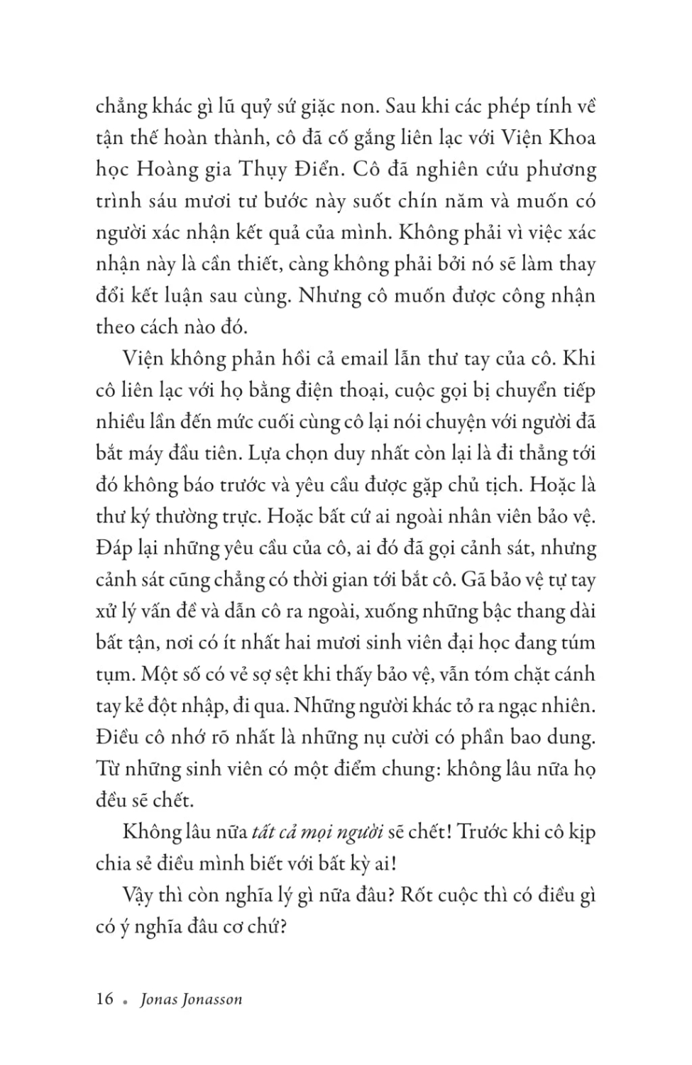 Bà Tóc Tím, Nhà Tiên Tri Và Gã Ngốc Chống Lại Tận Thế - TRE