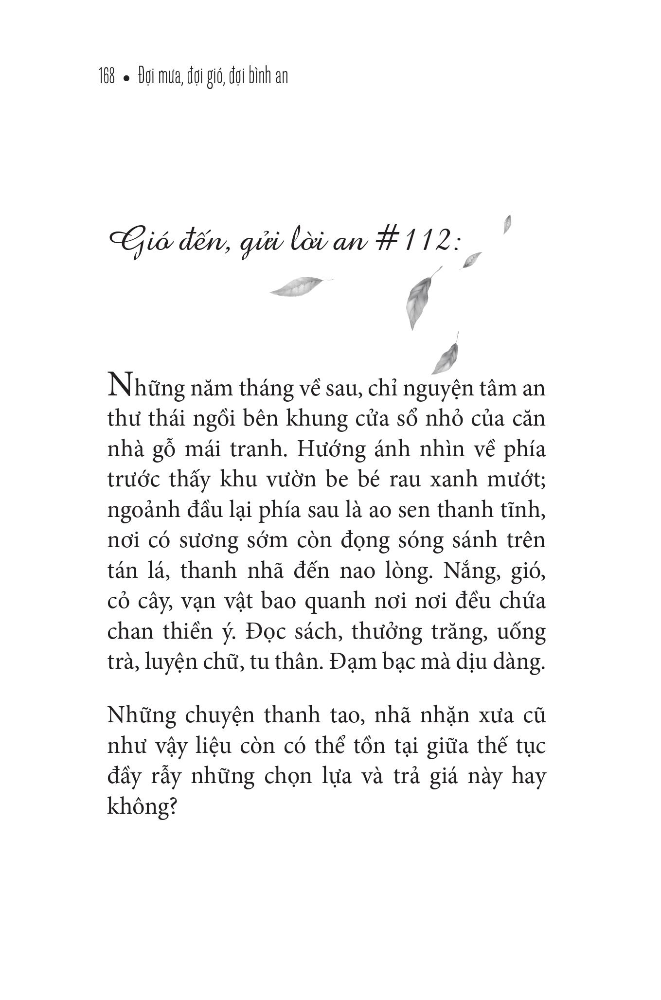 Sách - Đợi Mưa - Đợi Gió - Đợi Bình An