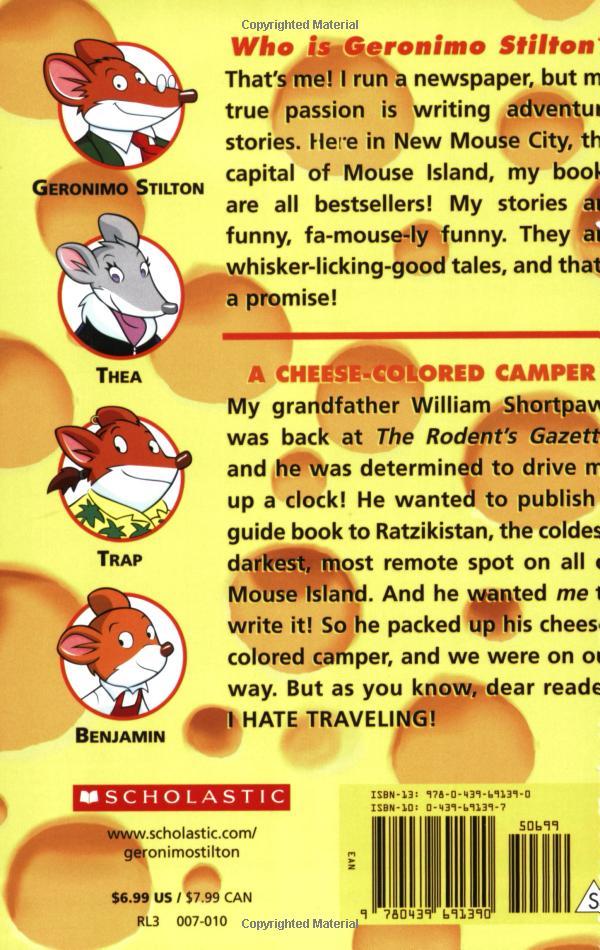 Geronimo Stilton A Cheese Colored Camper (No. 16)