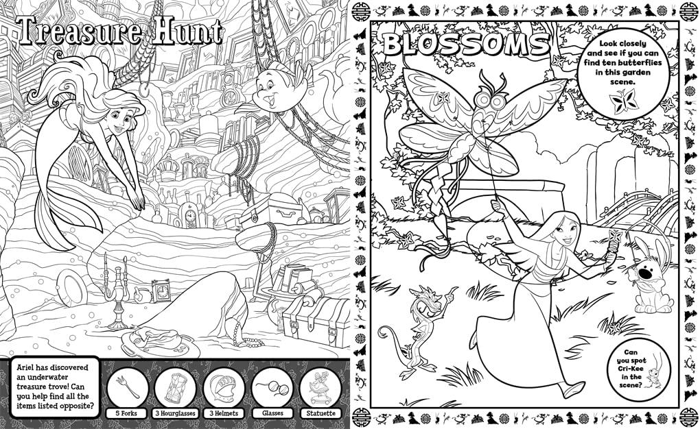 Disney Princess: Search & Find Colouring