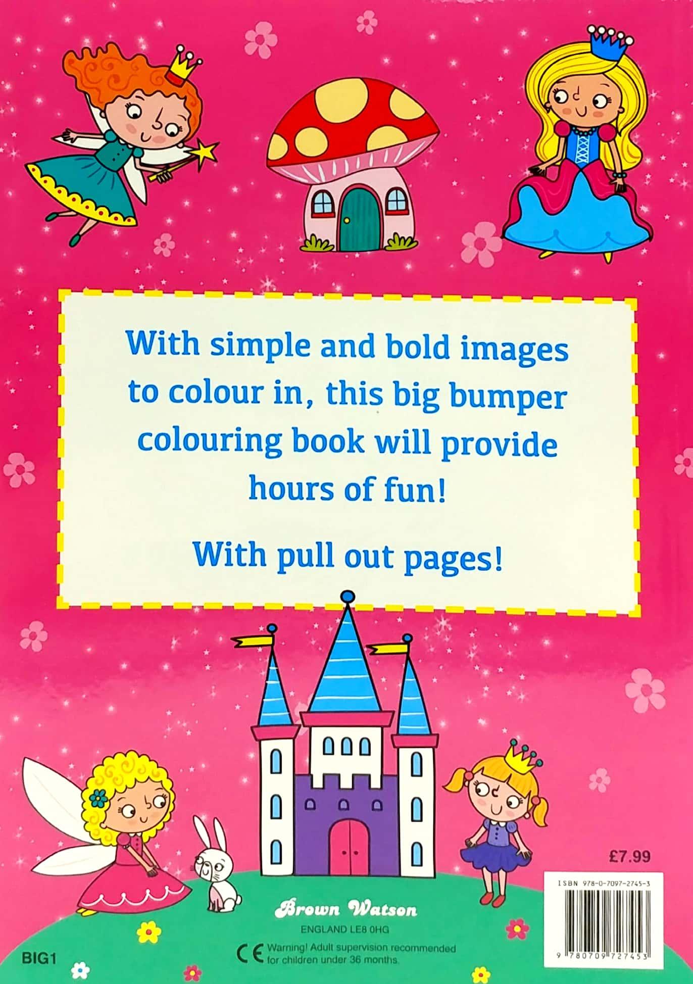 My Big Bumper Colouring (Pink)