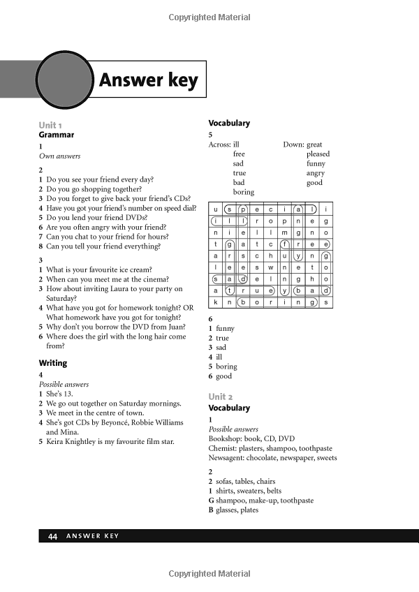 Objective KET Workbook with Answers