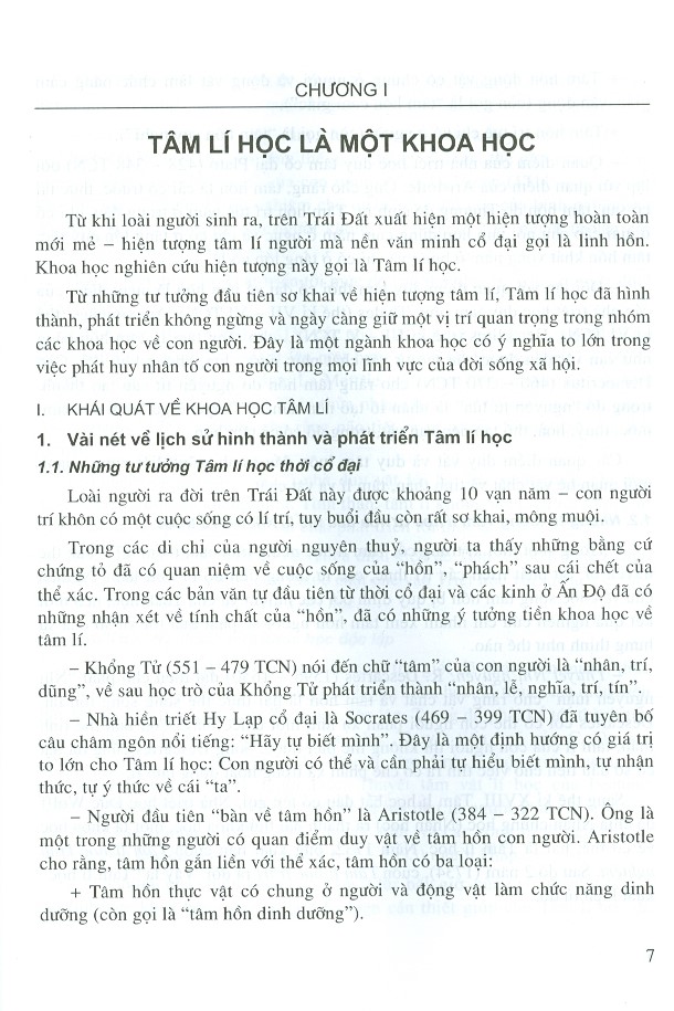 Giáo Trình Tâm Lí Học Đại Cương