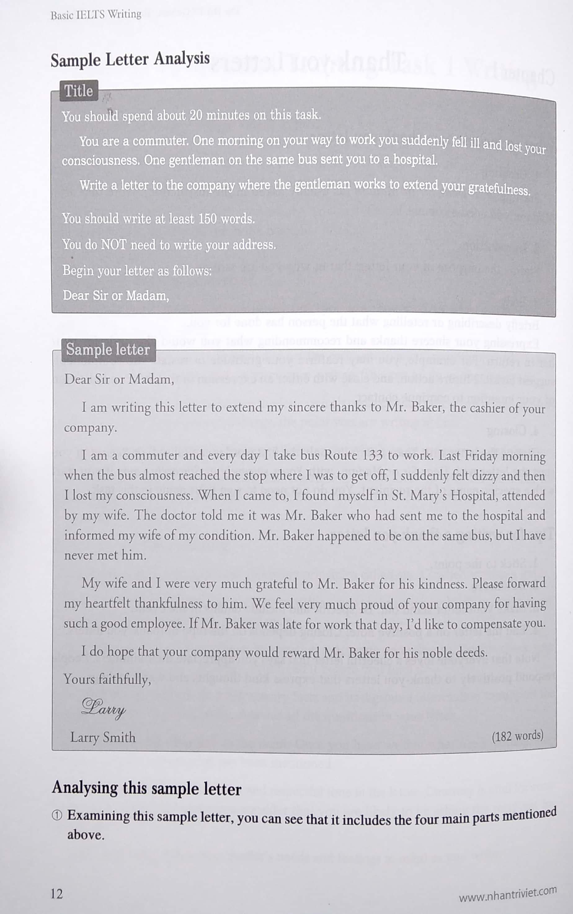 Basic Ielts Writing