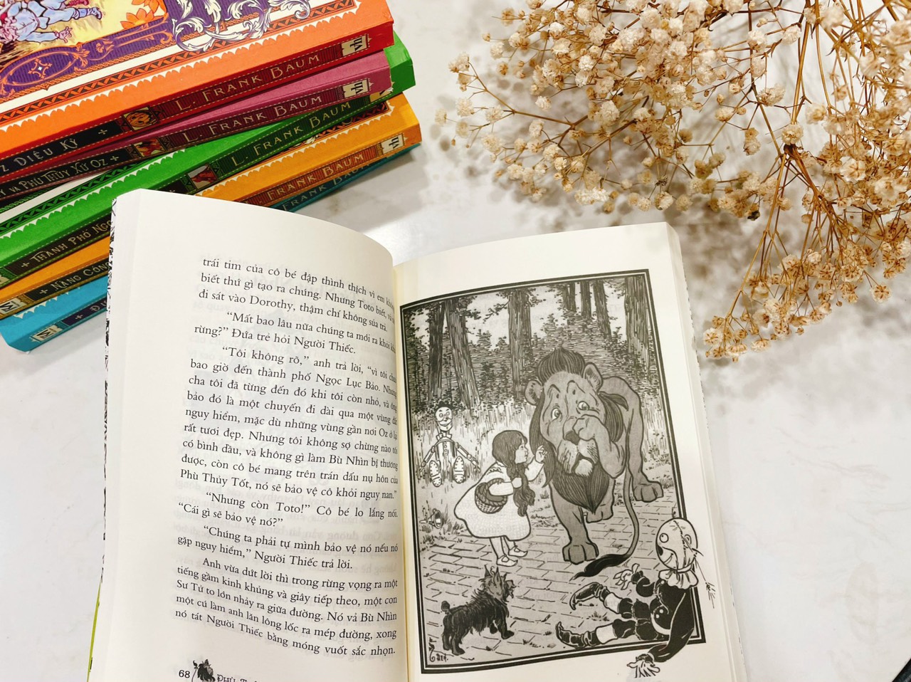 (Trọn bộ 6 cuốn bìa mềm) DOROTHY VÀ XỨ OZ DIỆU KỲ - L. Frank Baum - Nguyễn Thị Hạnh dịch - Phuc Minh Books - NXB Văn học