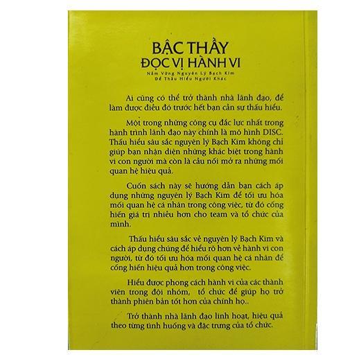 Sách - Bậc Thầy Đọc Vị Hành Vi - Chính Thông